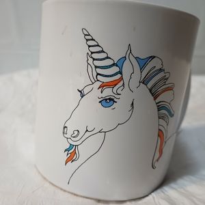 Male Unicorn Mug. Nice goatee.  Trend Pacific Los Angeles vintage and cool!